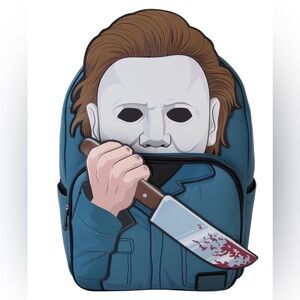 BNWT Loungefly Halloween Michael Myers Glow Full-Size Backpack - Small Flaw **